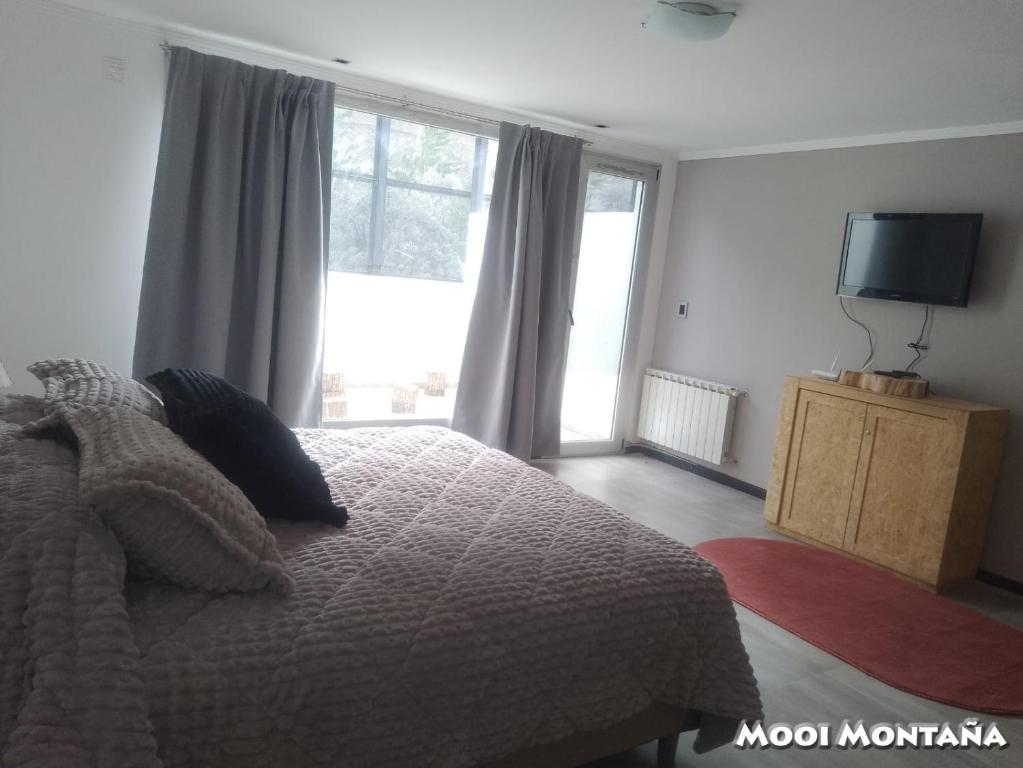 Postel nebo postele na pokoji v ubytování Departamento céntrico y moderno en Comodoro - Mooi Apart
