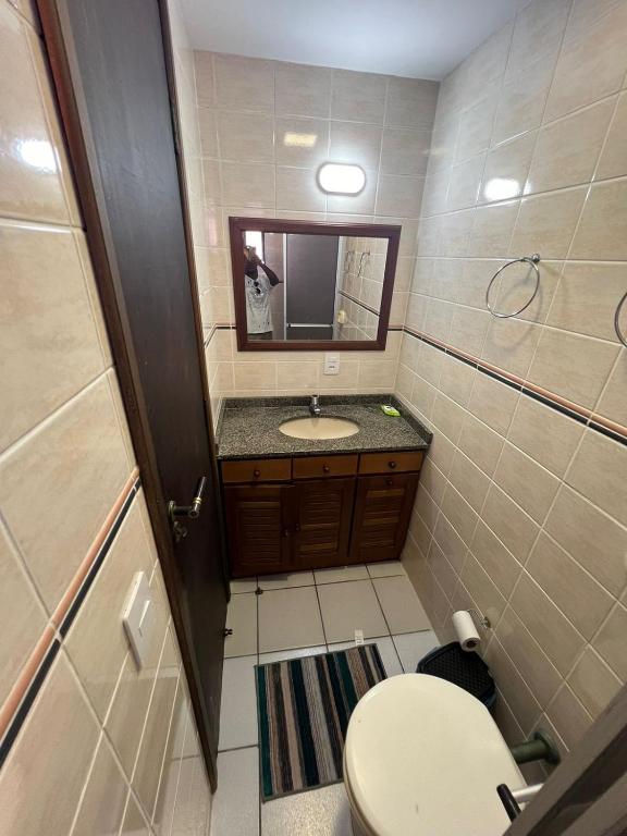 Koupelna v ubytování Triplex White em Caiobá-Matinhos-Pr a 200 mt do mar