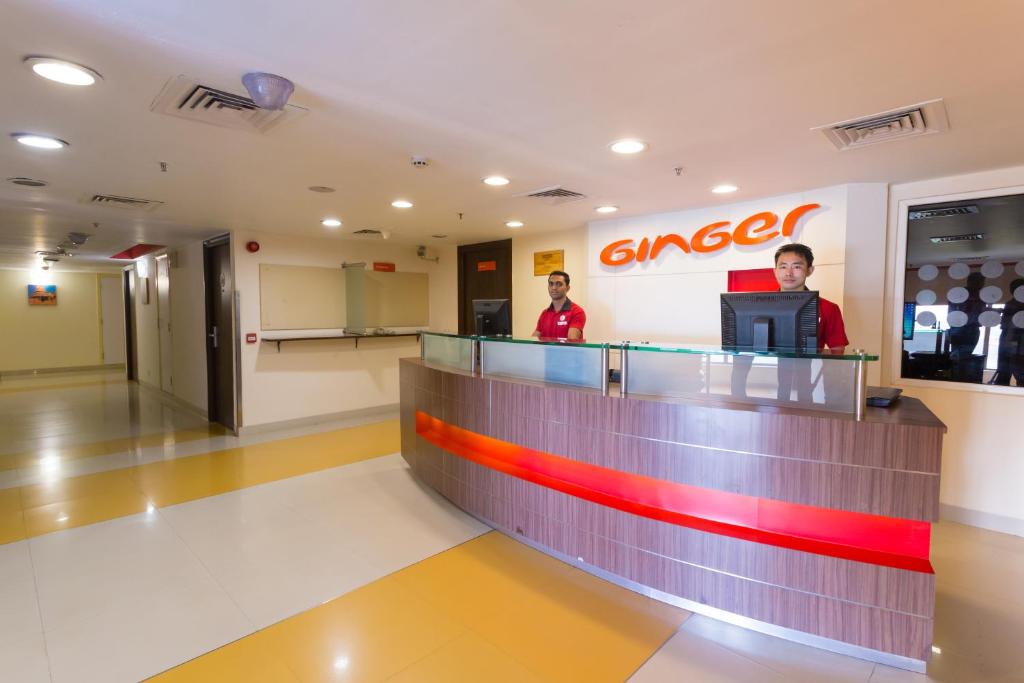 Vstupní hala nebo recepce v ubytování Ginger Chennai