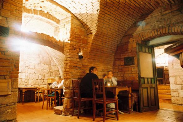 Restaurace v ubytování Penzion Novopacké Sklepy