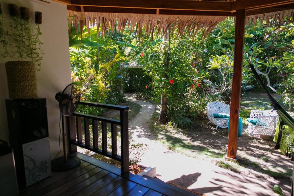 Zahrada ubytování Mantaray Siargao