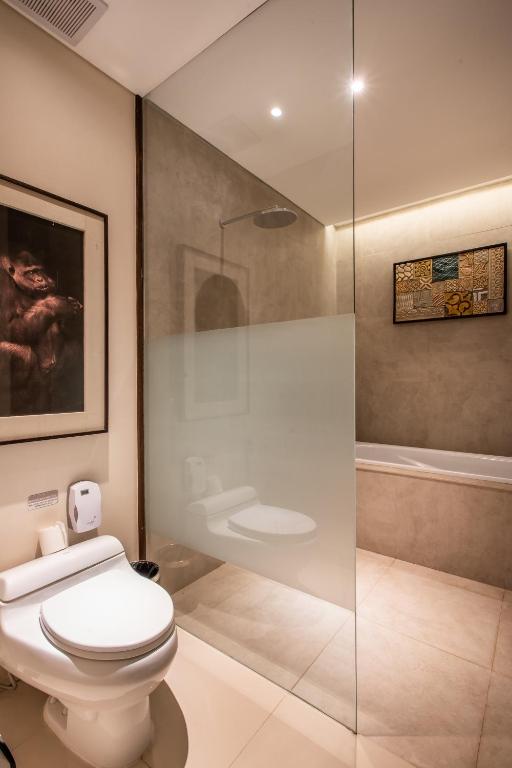 Koupelna v ubytování Sanctoo Suites & Villas