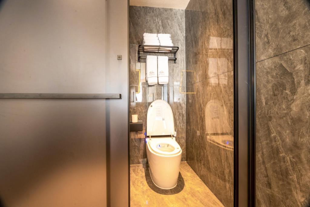 Koupelna v ubytování Shanming Boutique Homestay