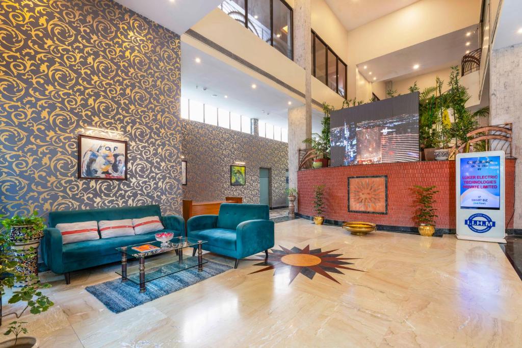 Posezení v ubytování Indismart Hotel