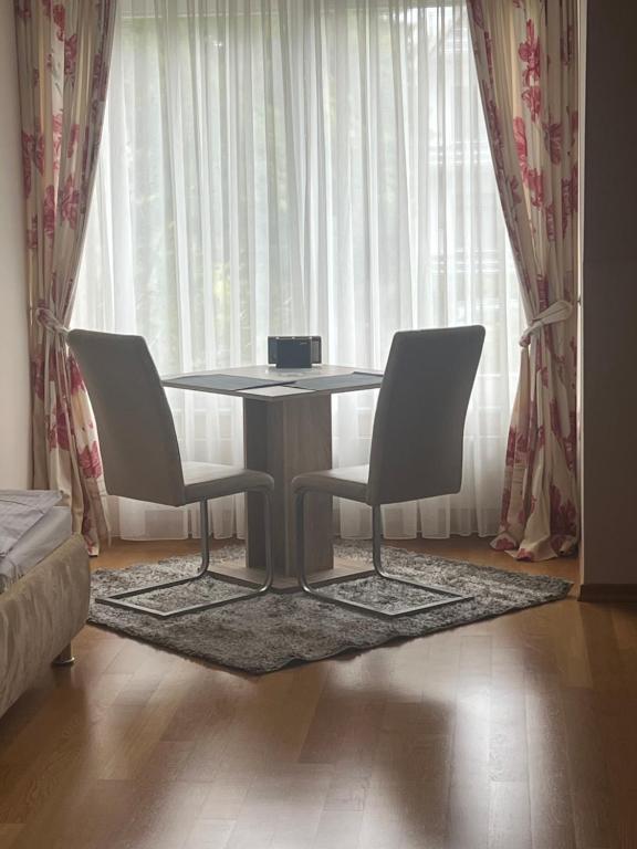Posezení v ubytování Dünenhaus Zimmer