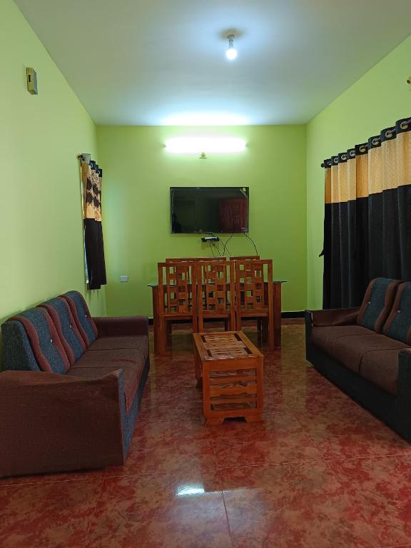 TV a/nebo společenská místnost v ubytování smile stone individual cottage
