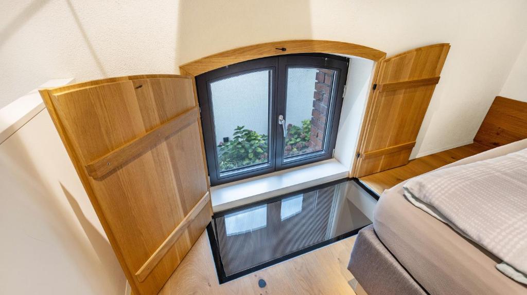 Postel nebo postele na pokoji v ubytování Die Ferienwohnung