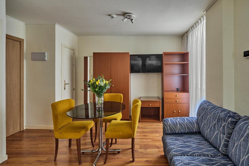 Posezení v ubytování Apartamentos Juan Bravo