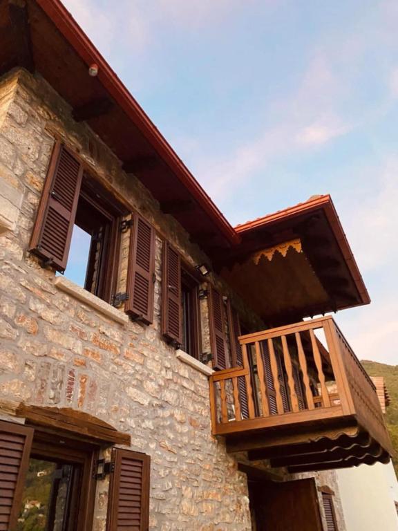 Balkón alebo terasa v ubytovaní Guesthouse Amalia