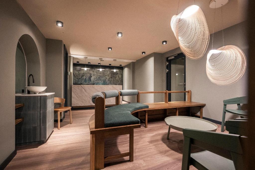 Posezení v ubytování Wellnesshotel Wittelsbach