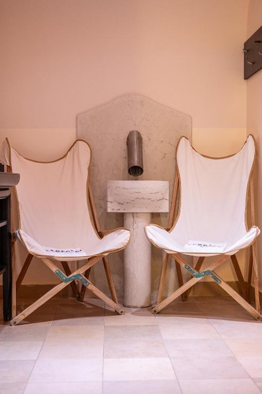 Posezení v ubytování Hotel Leopardi