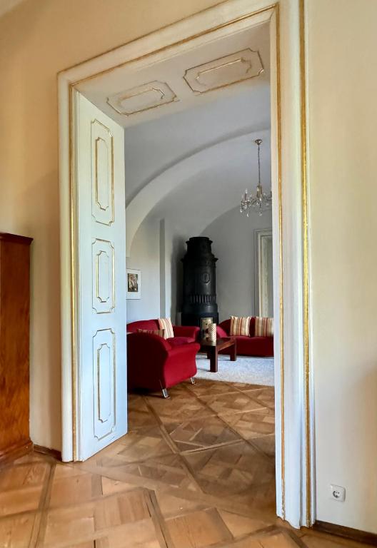 Posezení v ubytování Schloss Welsdorf