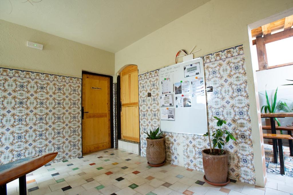 Kuchyň nebo kuchyňský kout v ubytování Anza surfhouse