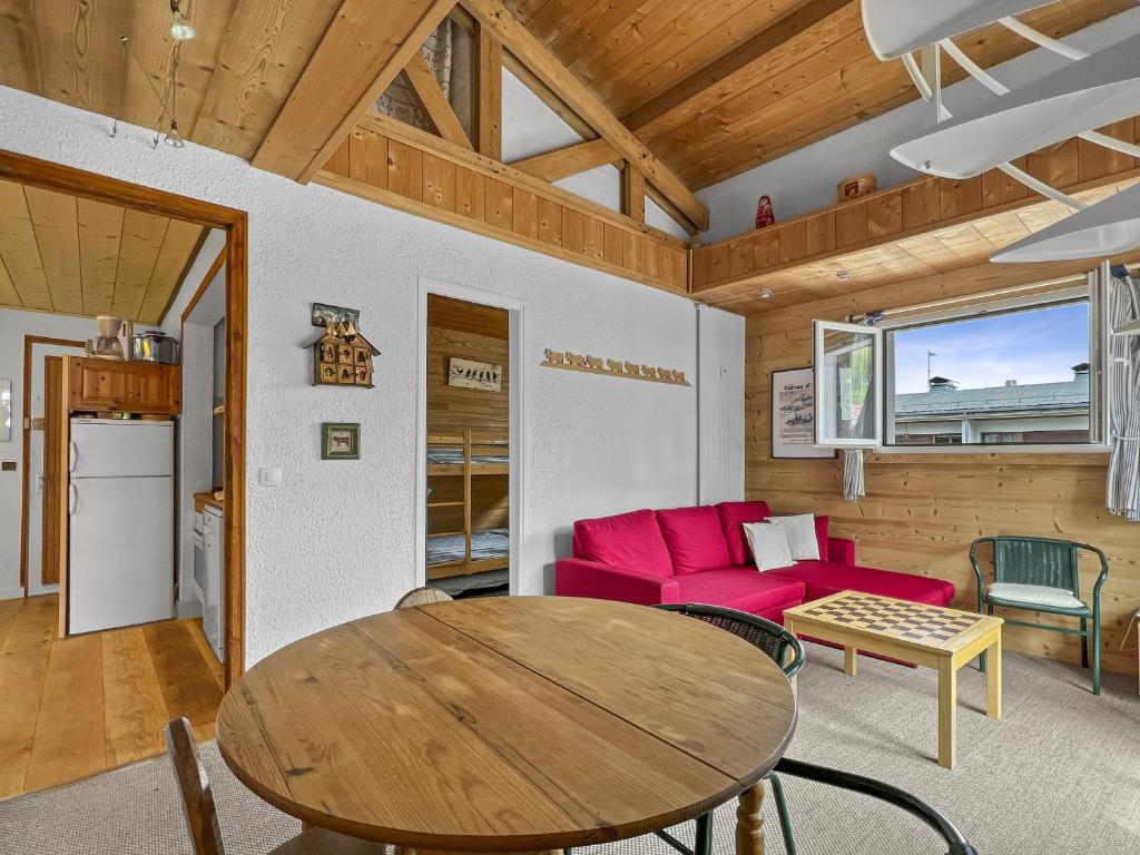 Χώρος καθιστικού στο Appartement 8 Pers Centre Station Carroz (ARA32)