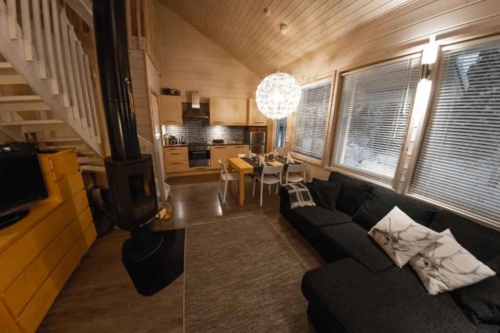 Posezení v ubytování Hotel Ylläsrinne