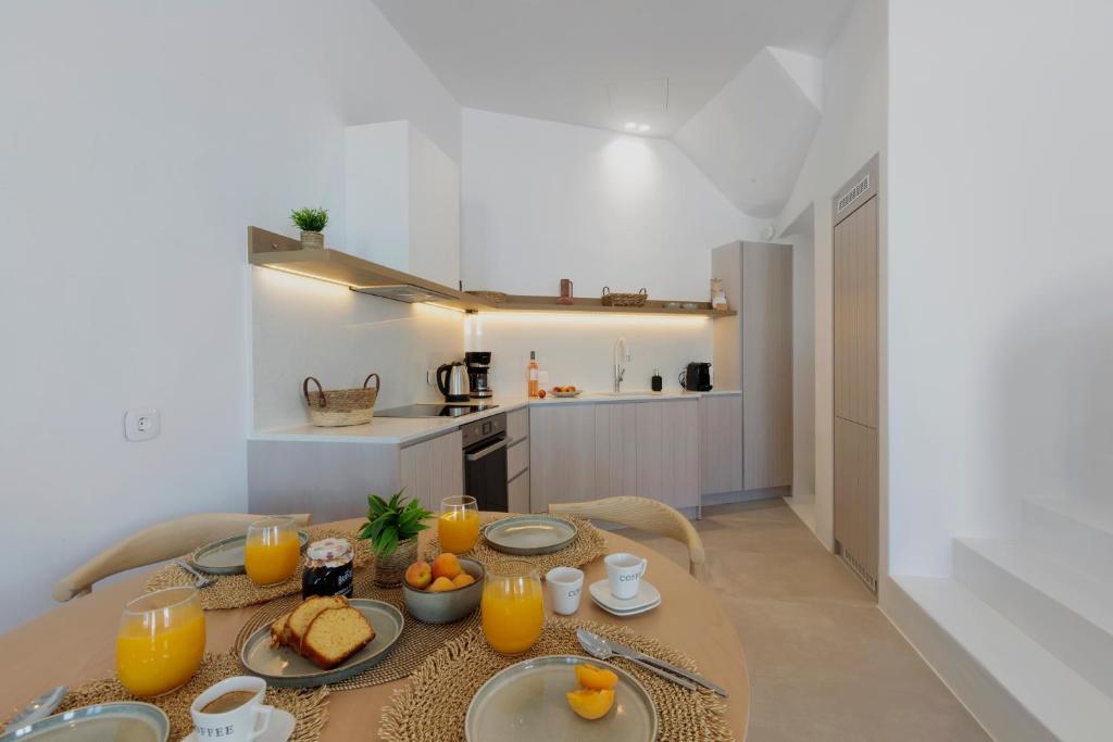 Cucina o angolo cottura di Vivant Naousa Residence 1