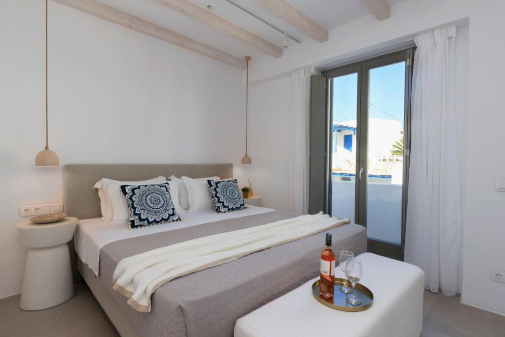 Letto o letti in una camera di Vivant Naousa Residence 1