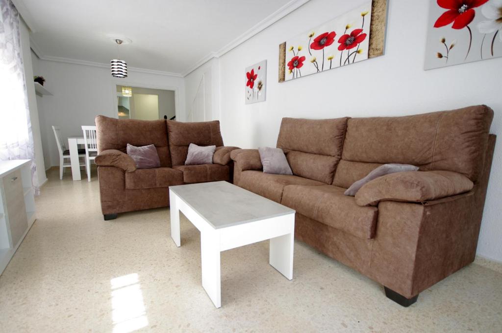 Posezení v ubytování Livingtarifa Casa Del Mar