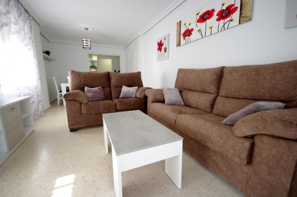 Posezení v ubytování Livingtarifa Casa Del Mar