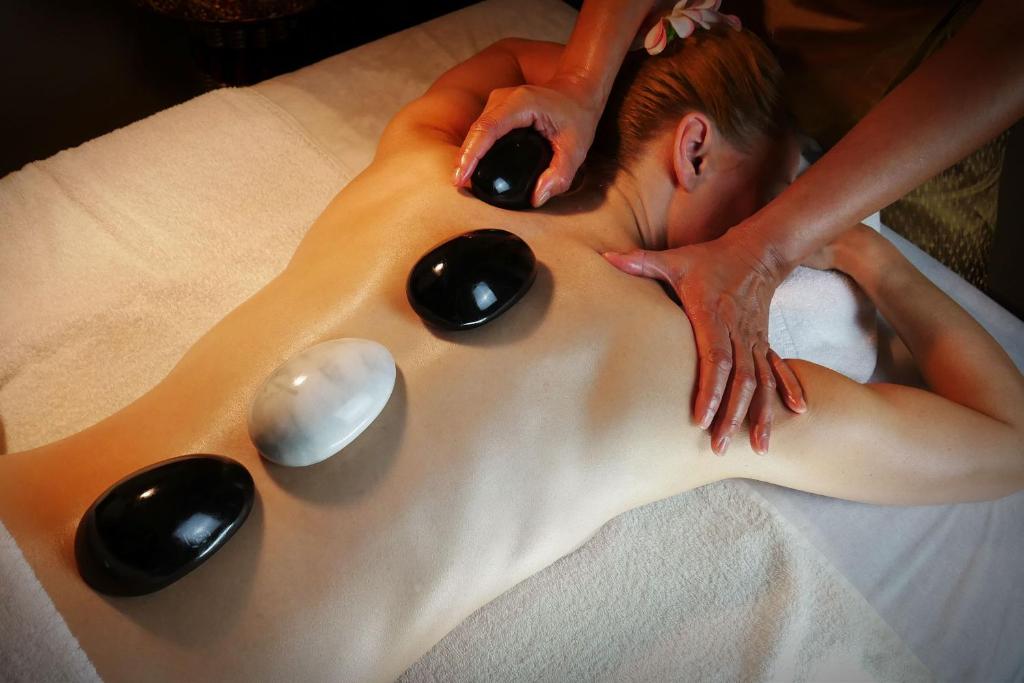 Lázně a/nebo wellness v ubytování Hotel la Palma au Lac