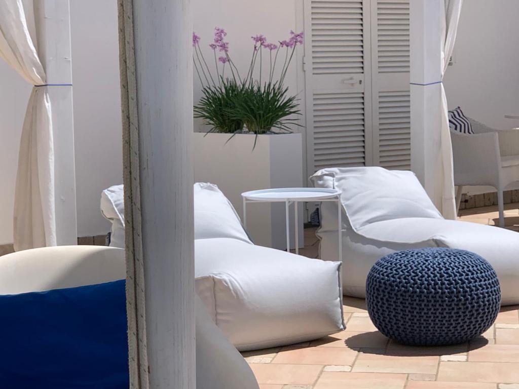 Posezení v ubytování Bettola del Re home boutique b&b