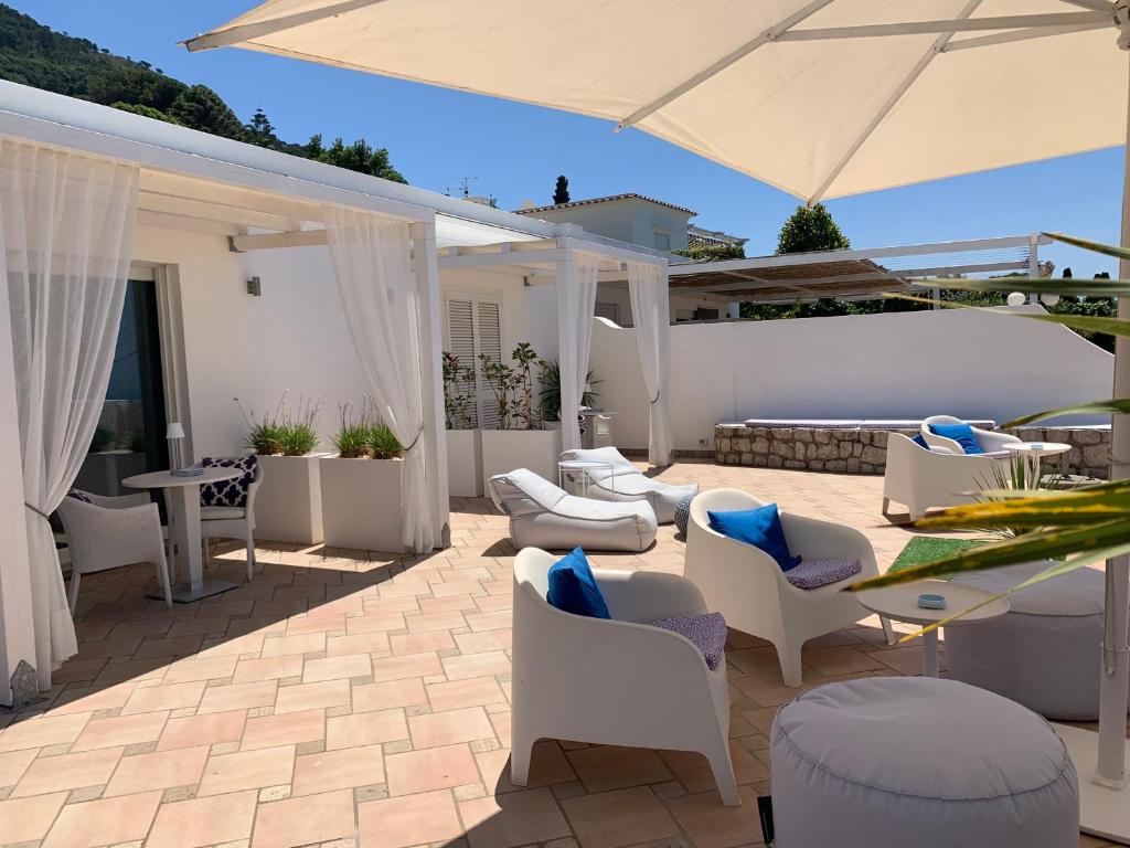 Posezení v ubytování Bettola del Re home boutique b&b