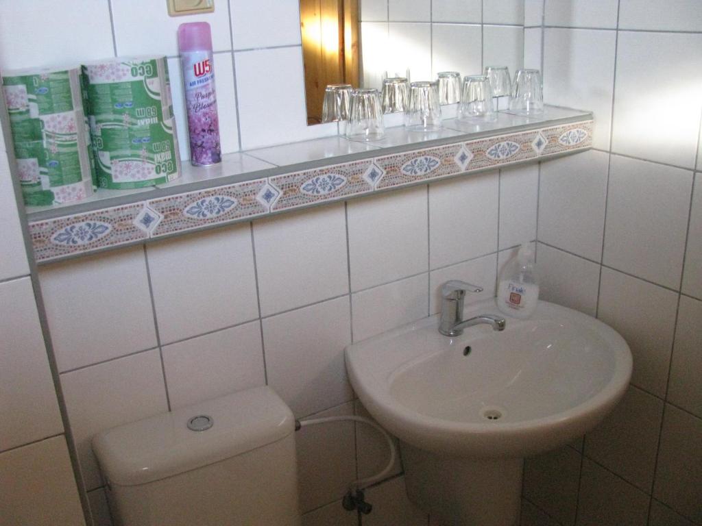 Koupelna v ubytování Chata Pod Jedľou