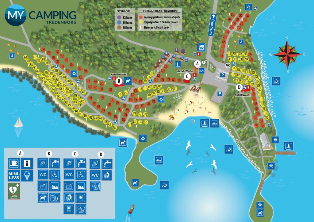 Fotografie z fotogalerie ubytování My Camping Tredenborg v destinaci Sölvesborg