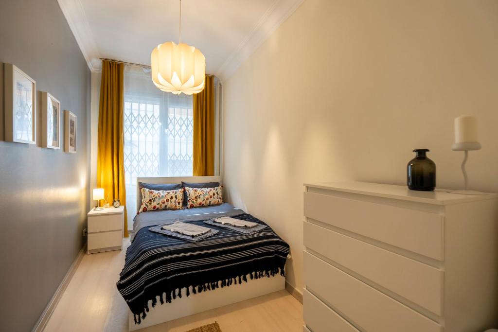 Postel nebo postele na pokoji v ubytování sevim suites Nişantaşı Center