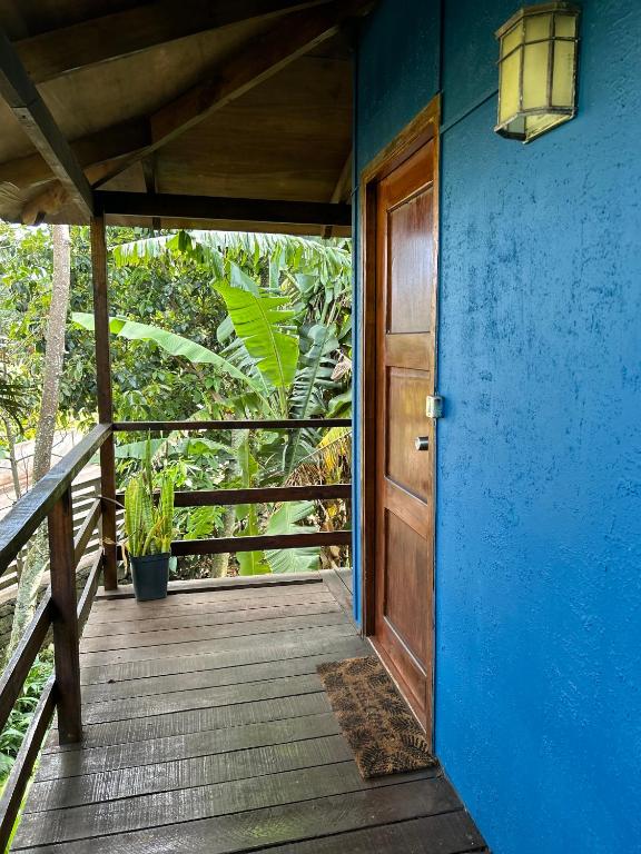 Un balcón o terraza de Cabañas Mahatua