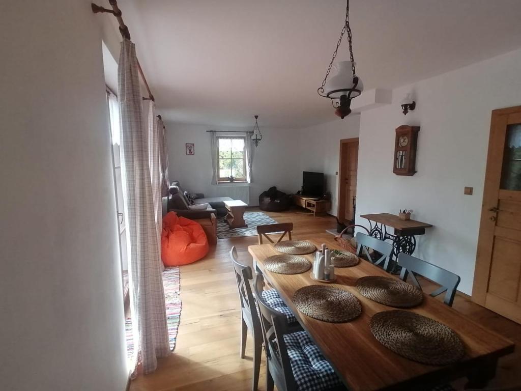 Posezení v ubytování Chalupa U Maňouse