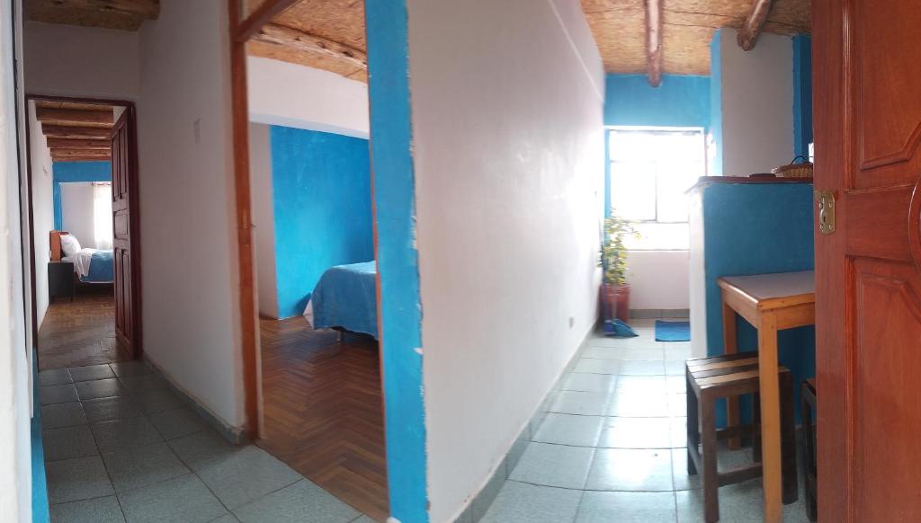 Postel nebo postele na pokoji v ubytování Carli's House San Blas