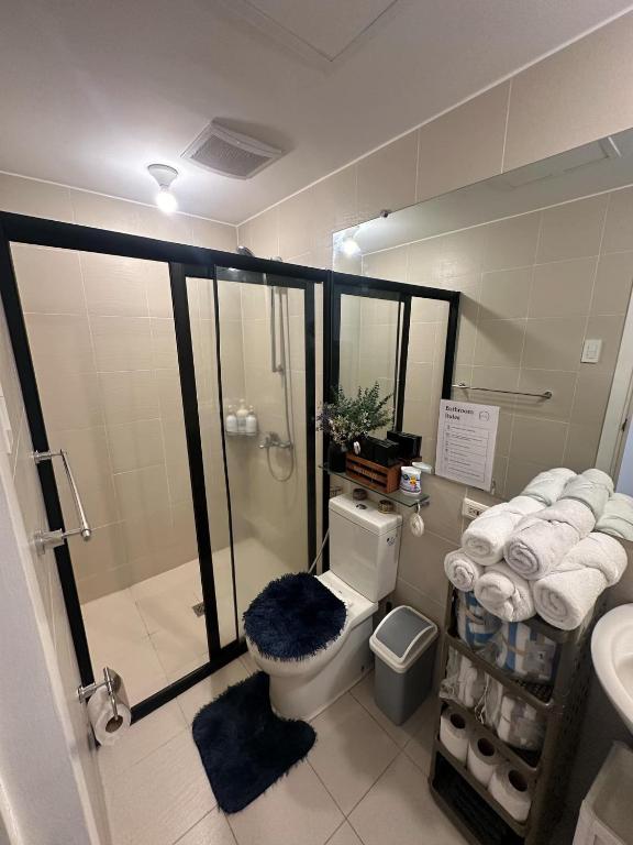 Koupelna v ubytování Gavins Cabin Staycations