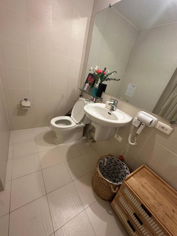 Koupelna v ubytování Gavins Cabin Staycations