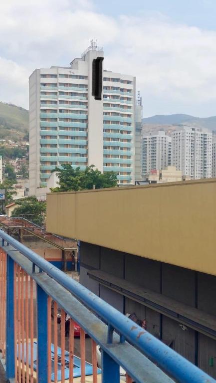Balkón nebo terasa v ubytování Flat com varanda, quarto de Morador Hotel 1112