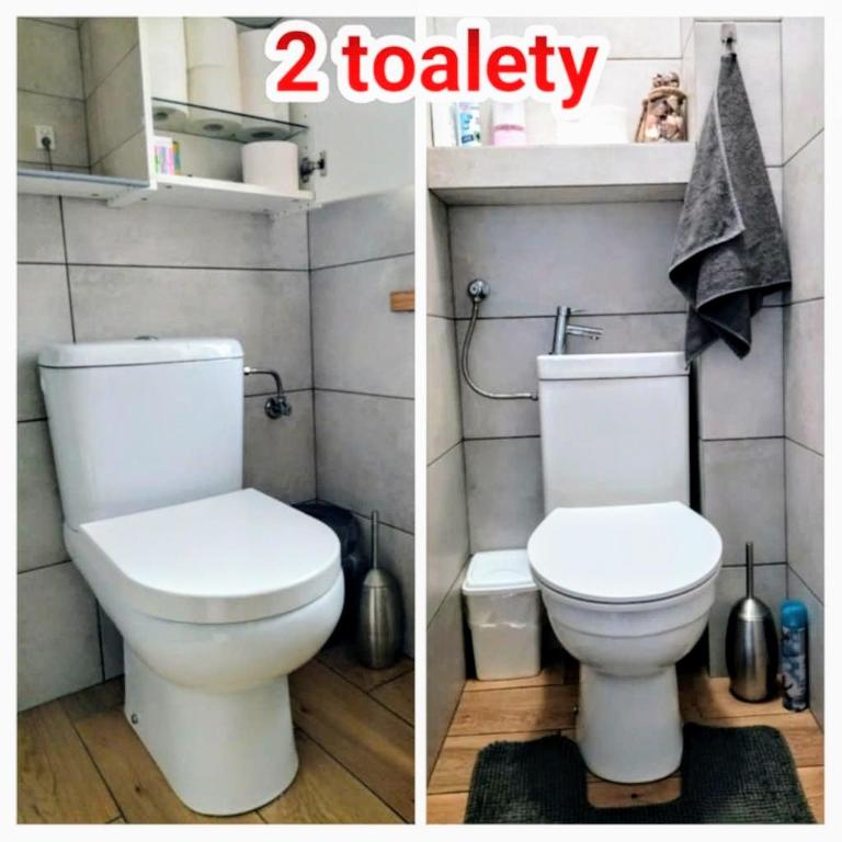 Koupelna v ubytování Zielona Kamienica Gdańsk