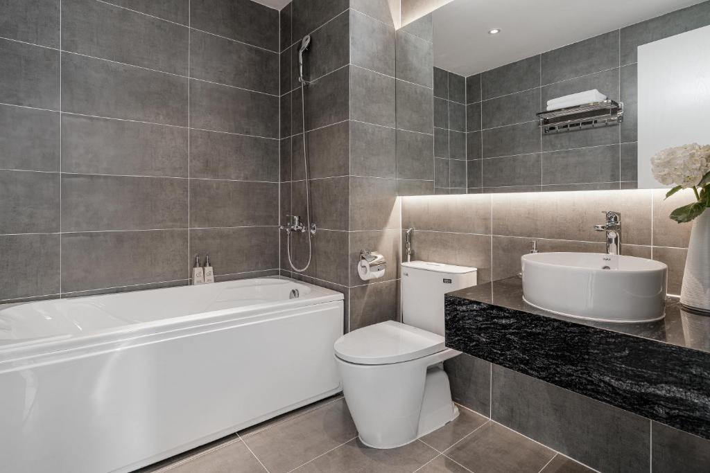 Vannituba majutusasutuses Keypad Hotel - Linh Lang