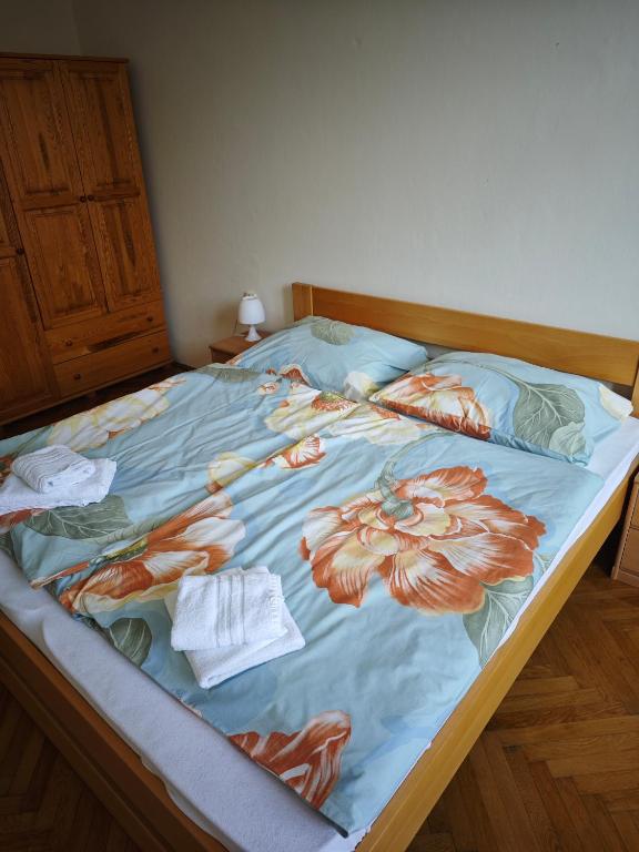 Postel nebo postele na pokoji v ubytování APARTAMENT CIESZYN