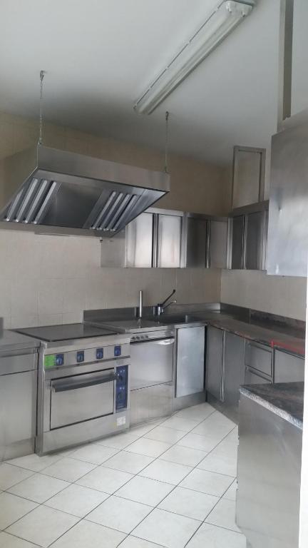 Kuchyň nebo kuchyňský kout v ubytování Chalet Helen