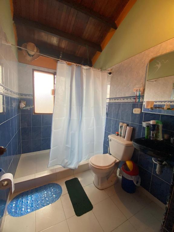 Koupelna v ubytování Casa Ortiz