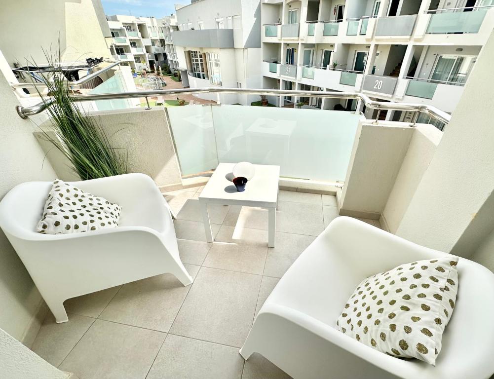 Balkón nebo terasa v ubytování Candy Pop - Pool, 2 Terraces,Desk and high speed internet