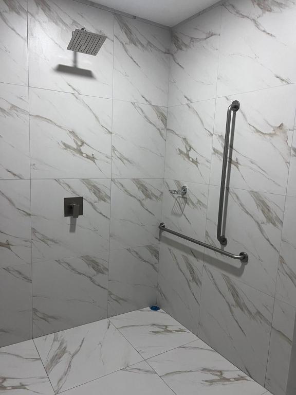 Koupelna v ubytování Hotel Naralit