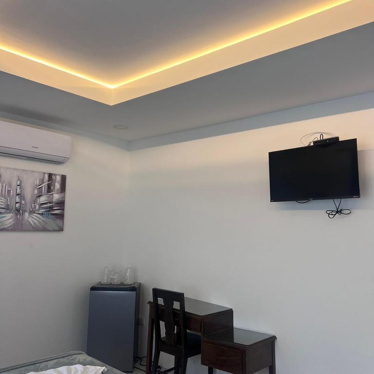 TV a/nebo společenská místnost v ubytování Hotel Naralit