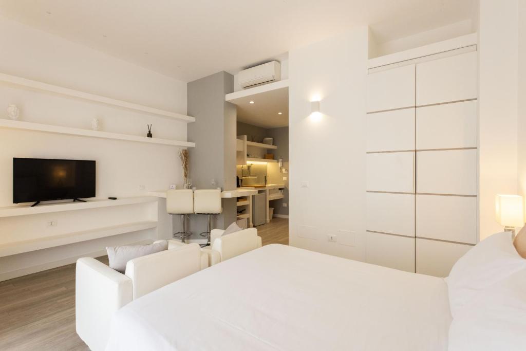 Postel nebo postele na pokoji v ubytování Palermo ai Leoni