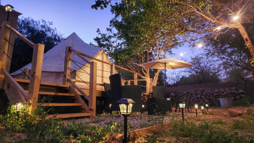 Zahrada ubytování Glamping Dunas del sol
