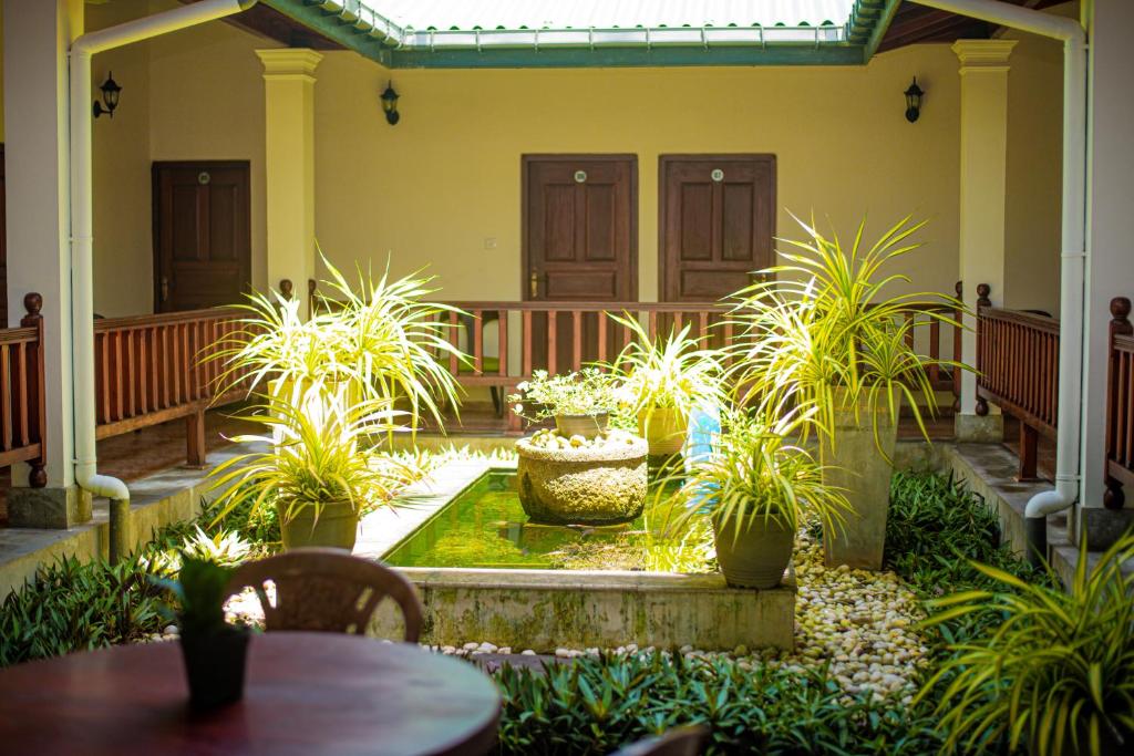 Taman di luar Sundowners Guesthouse
