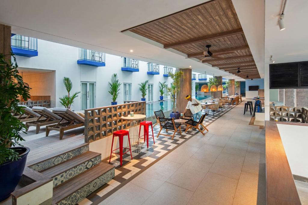 Restaurace v ubytování Kampi Hotel Legian