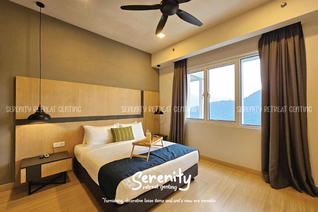 Postel nebo postele na pokoji v ubytování Windmill Upon Hills Serenity Retreat Genting