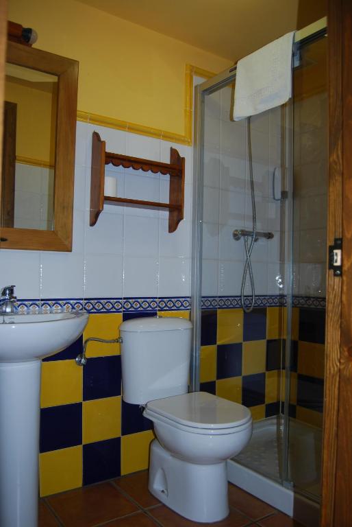 Koupelna v ubytování Apartamentos Casa Isabale