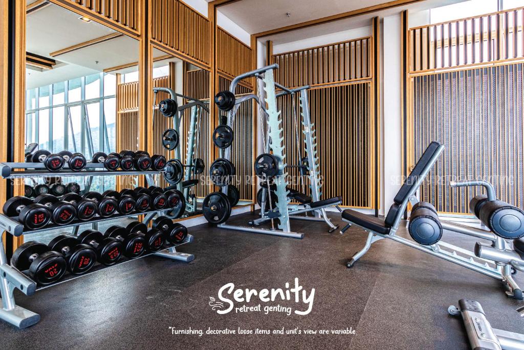 Fitness centrum a/nebo fitness zařízení v ubytování Windmill Upon Hills Serenity Retreat Genting